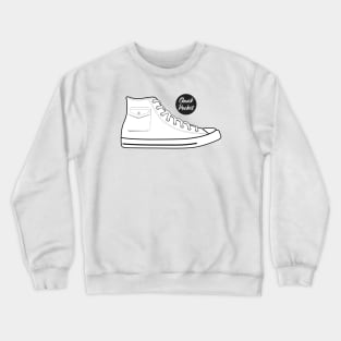 Shoe chuck pocket white Crewneck Sweatshirt